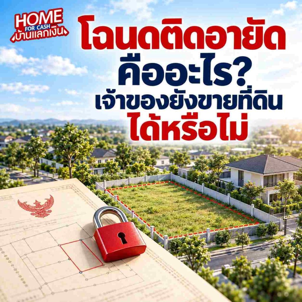 บ้านยังผ่อนธนาคารอยู่ ขายฝากหรือจำนองได้ไหม